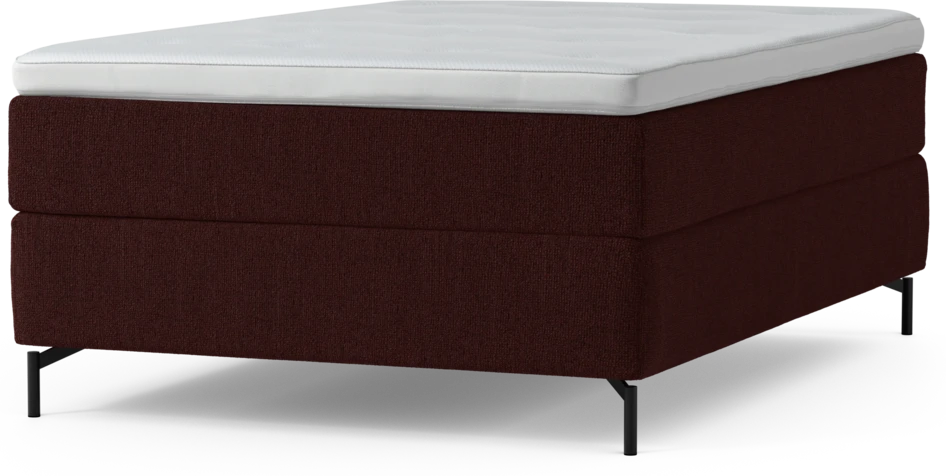 Delux Exclusive - Kontinentalsäng, enkelsäng 140 cm med bäddmadrass och sängben