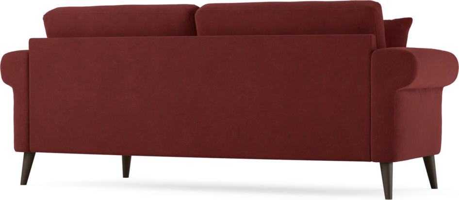Eden - 2,5-sits soffa svängd - Röd