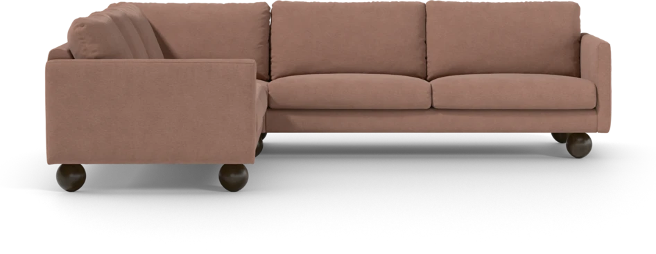 Madison Lux - Hörnsoffa 2+3-sits, hörn 1 - Rosa