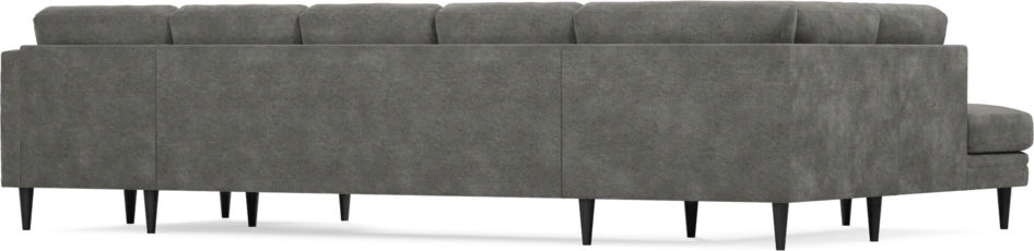 Eden - 3-sits soffa med divan vänster och schäslong höger - Grå