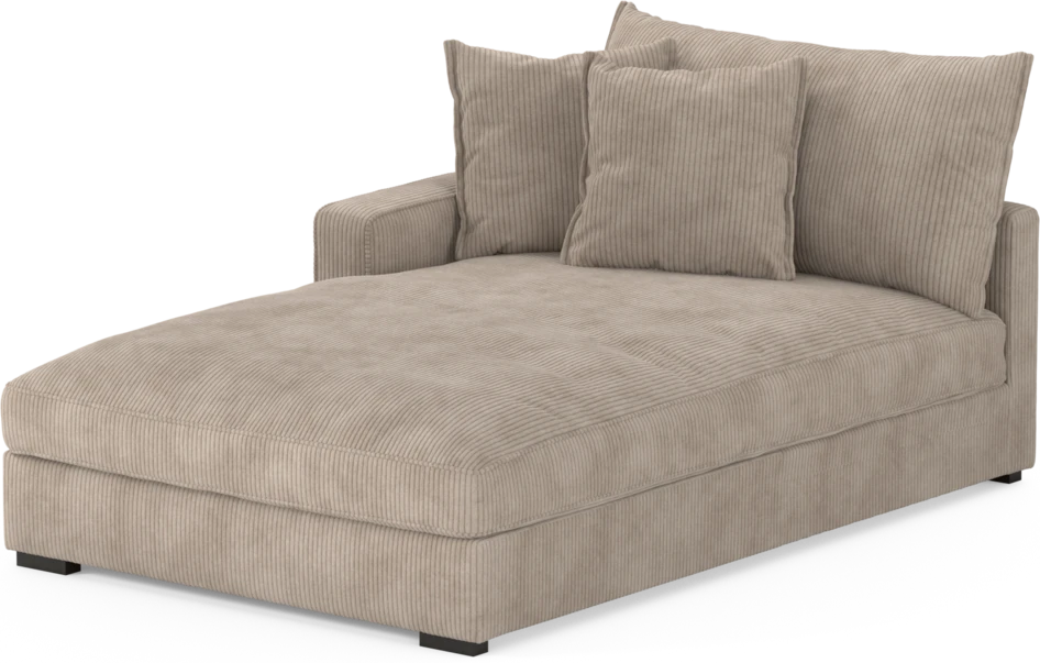 Rossi - Schäslong vänster - Beige
