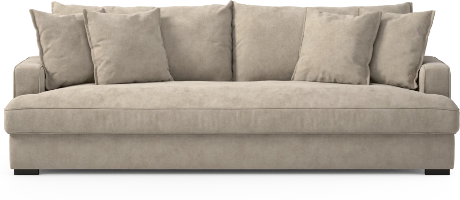 Mila - 4-sits soffa, hel dyna - Beige