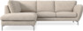 Madison - 2-sits soffa med divan vänster - Vit