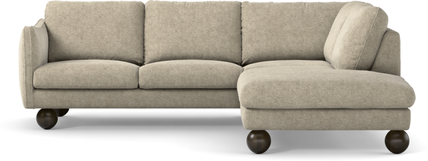 Madison - 2-sits soffa med divan höger - Beige