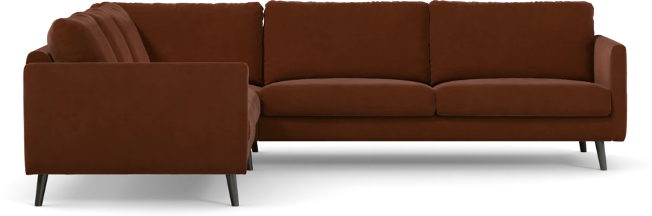 Madison Lux - Hörnsoffa 2+3-sits, hörn 1 - Orange