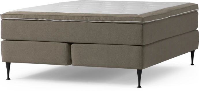 Feel, Kontinentalsäng, dubbelsäng med bäddmadrass och sängben