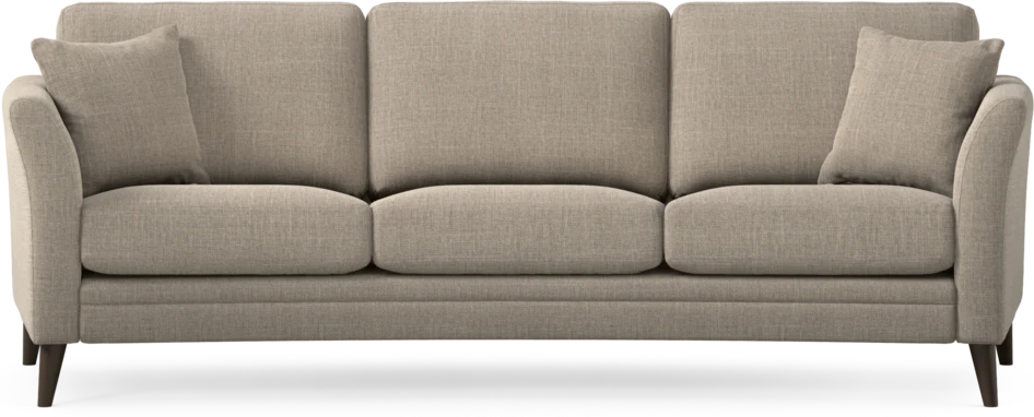 Eden - 3-sits soffa svängd - Beige