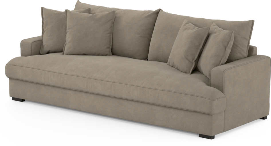 Mila - 4-sits soffa, hel dyna - Beige