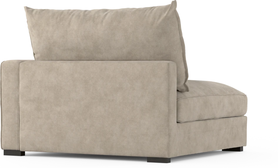 Rossi - 1,5-sits med armstöd höger - Beige