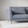 Willow - 3-sits soffa med divan vänster, fast klädsel - Blå