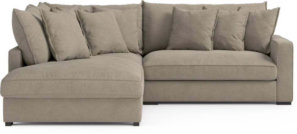 Rossi - 2-sits soffa med divan vänster - Beige