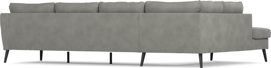 County - 3-sits soffa med divan vänster - Grå