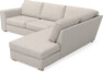 Friday - 2,5-sits soffa med divan höger - Grå