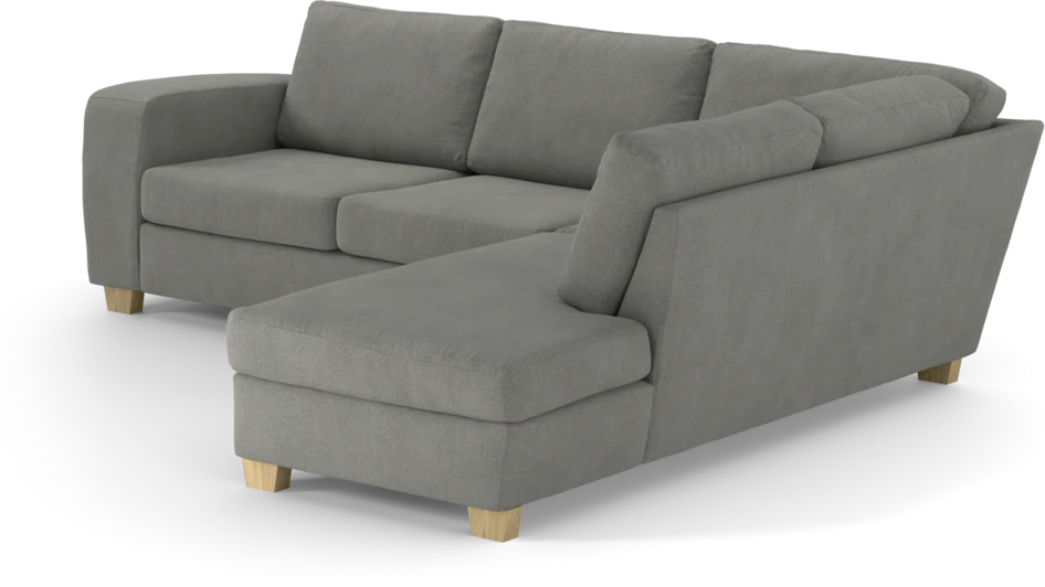 Friday - 2,5-sits soffa med divan höger - Grå