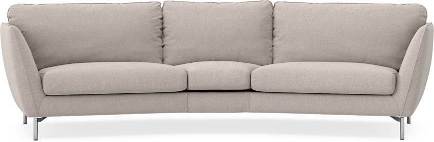 Madison - 3-sits soffa svängd, 90 cm - Beige