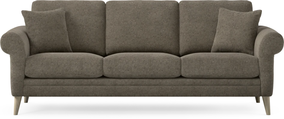 Eden - 3-sits soffa - Brun