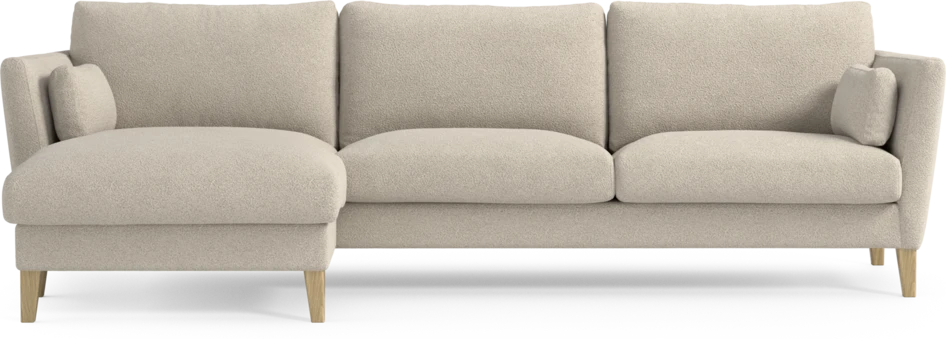 Winston - 3-sits soffa med schäslong, vändbar - Beige