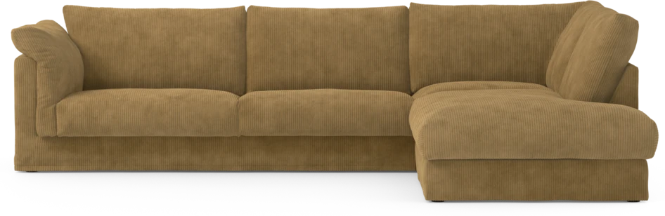 Cherrie Klädsel - Klädsel till 3-sits soffa med divan höger - Gul