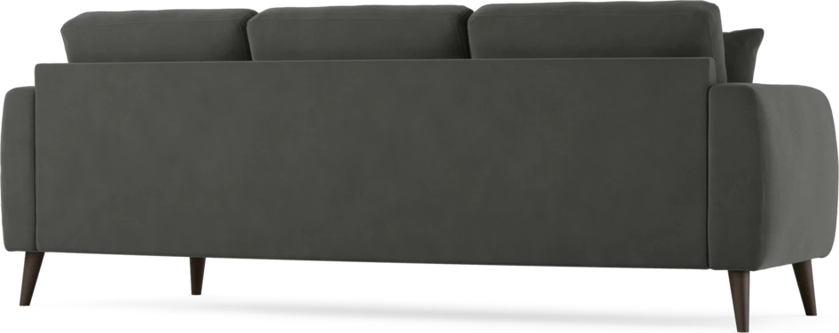 Eden - 3-sits soffa svängd - Grå