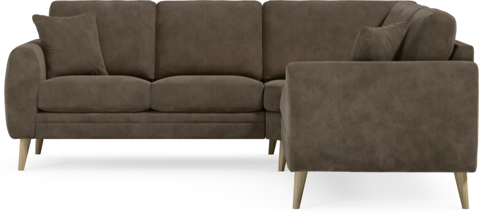 Eden - Hörnsoffa, 2+2-sits - Brun