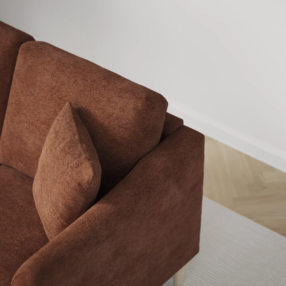 Eden - 2-sits soffa - Orange