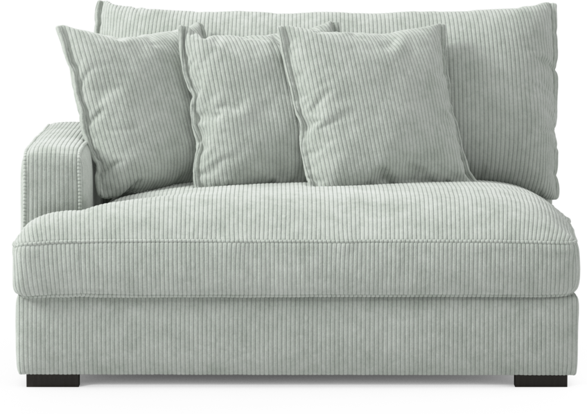 Rossi - 2-sits med armstöd vänster - Blå