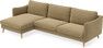 Madison - 3-sits soffa med schäslong vänster - Brun
