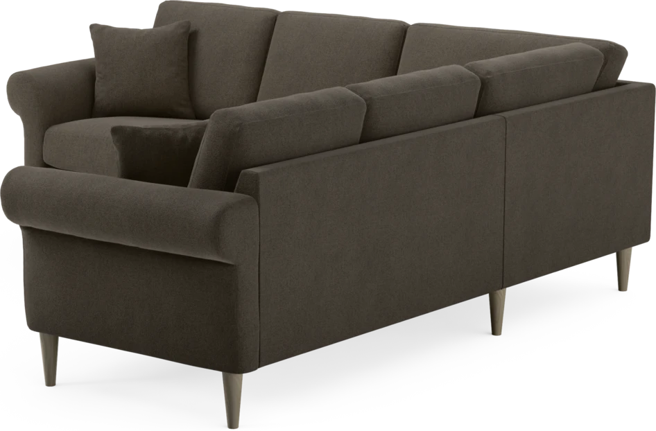 Eden - Hörnsoffa, 2+2-sits - Brun