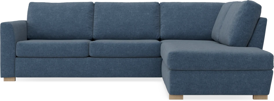 Friday - 2,5-sits soffa med divan höger - Blå