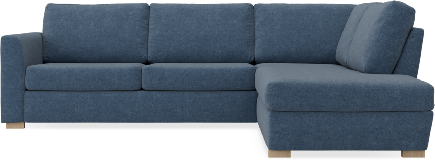 Friday - 2,5-sits soffa med divan höger - Blå