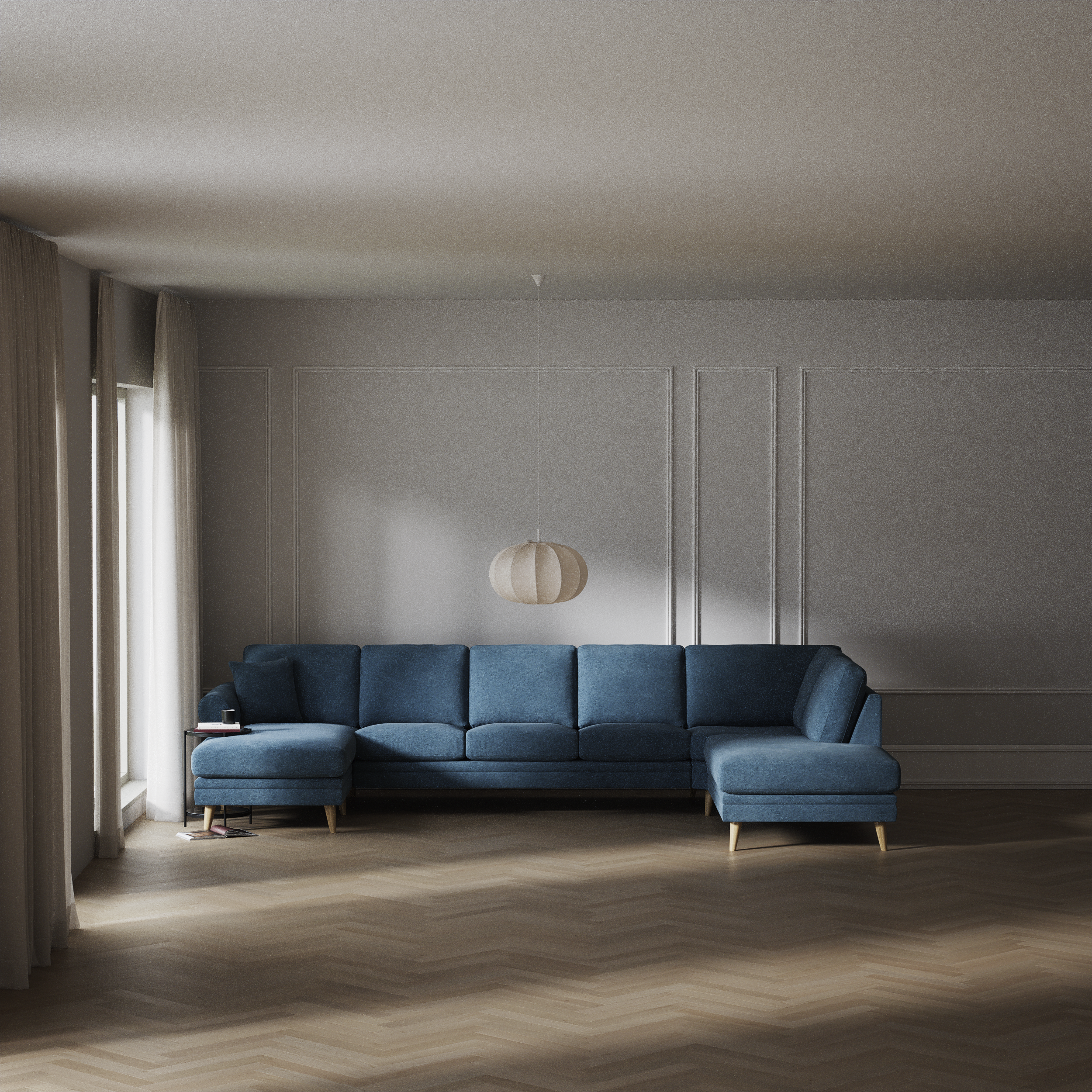 Eden - 3-sits soffa med schäslong vänster och divan höger - inspiration