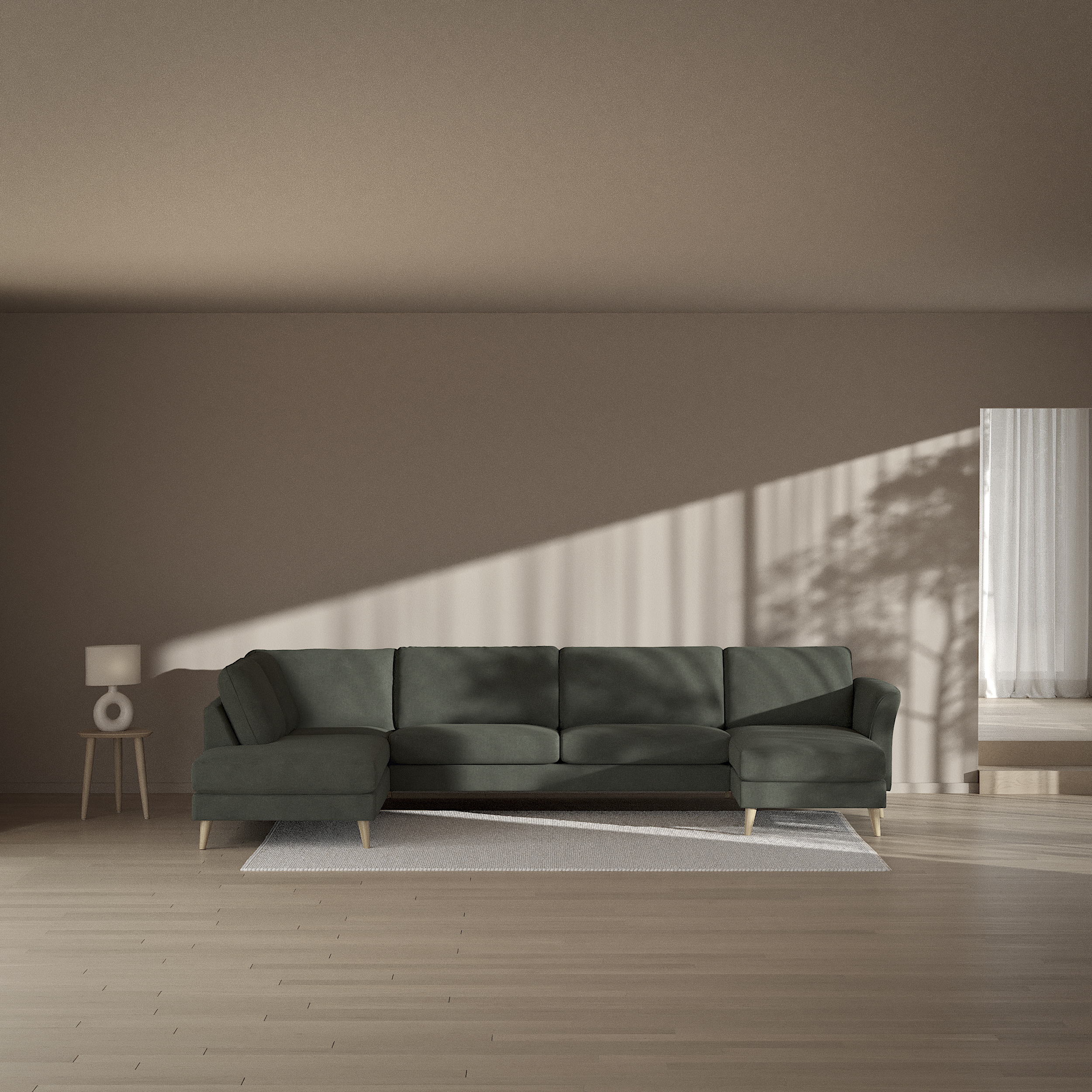 Bridge - 3-sits soffa med divan vänster och schäslong höger - inspiration