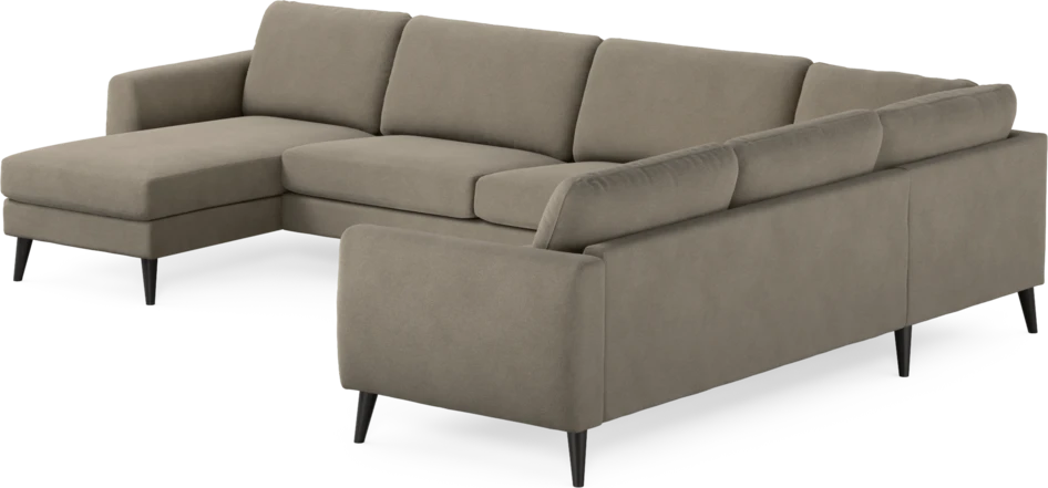 Bridge - Hörnsoffa, 3+2-sits med schäslong vänster - Beige