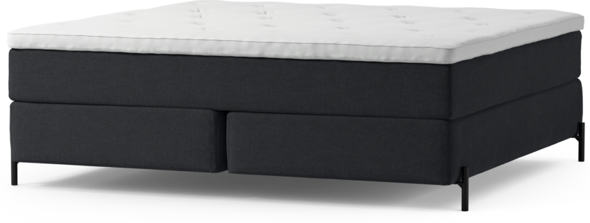 Delux Exclusive - Kontinentalsäng, dubbelsäng med bäddmadrass och sängben