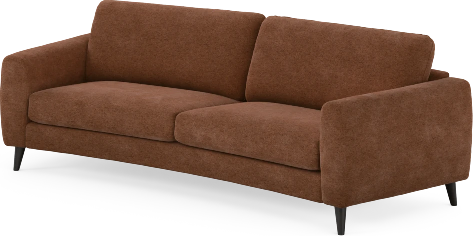 Bridge - 3-sits soffa svängd - Orange