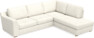 Friday - 2,5-sits soffa med divan höger - Vit