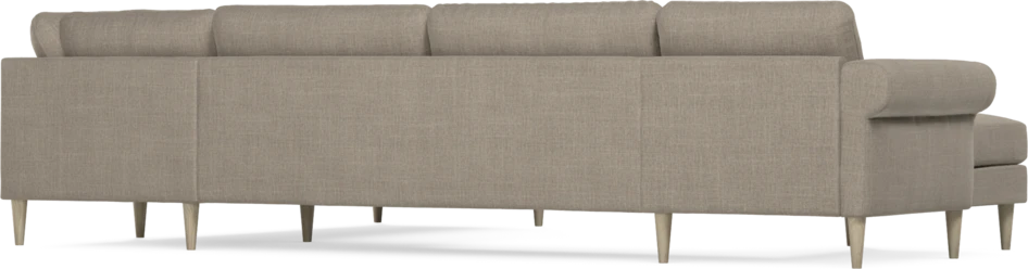 Bridge - Hörnsoffa, 3+2-sits med schäslong vänster - Beige