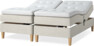 Delux Sense - Ställbar säng, dubbelsäng med bäddmadrass - Beige