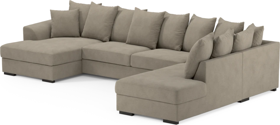 Town - 3-sits soffa med divan höger och schäslong vänster - Beige