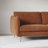 Madison - 2-sits soffa med schäslong höger - Orange