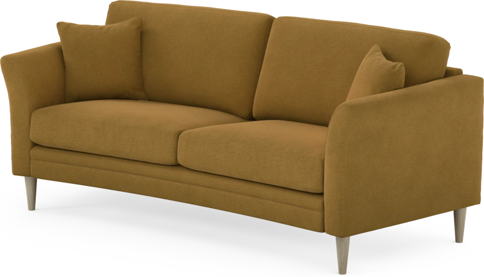 Eden - 2,5-sits soffa svängd - Gul
