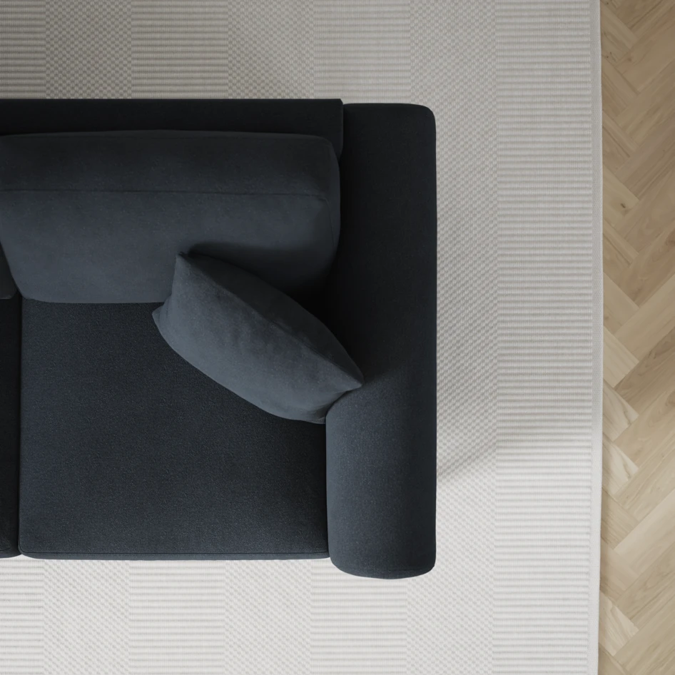 Eden - 3-sits soffa - Blå