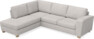 Friday - 2,5-sits soffa med divan vänster - Grå