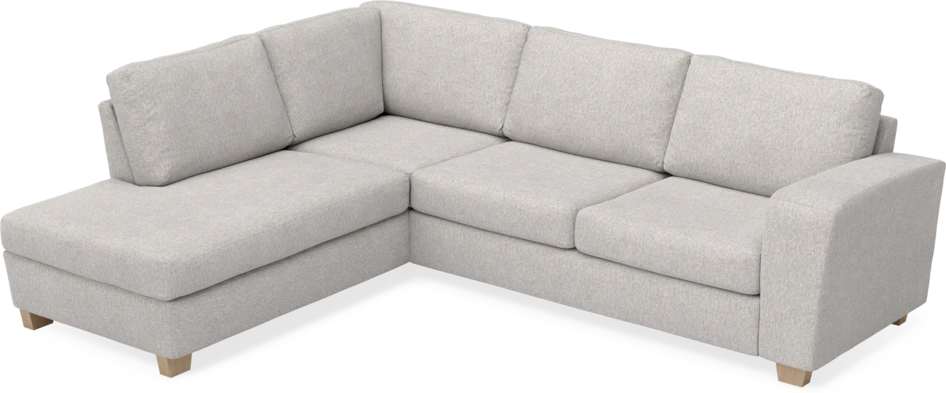 Friday - 2,5-sits soffa med divan vänster - Grå