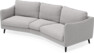 Madison - 3-sits soffa svängd, 90 cm - Grå
