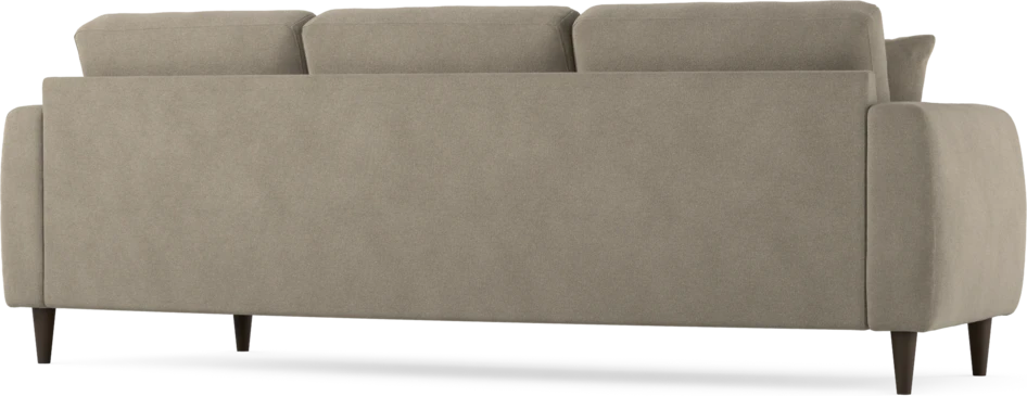 Eden - 3-sits soffa svängd - Beige