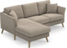 Eden - 2-sits soffa med schäslong - Beige