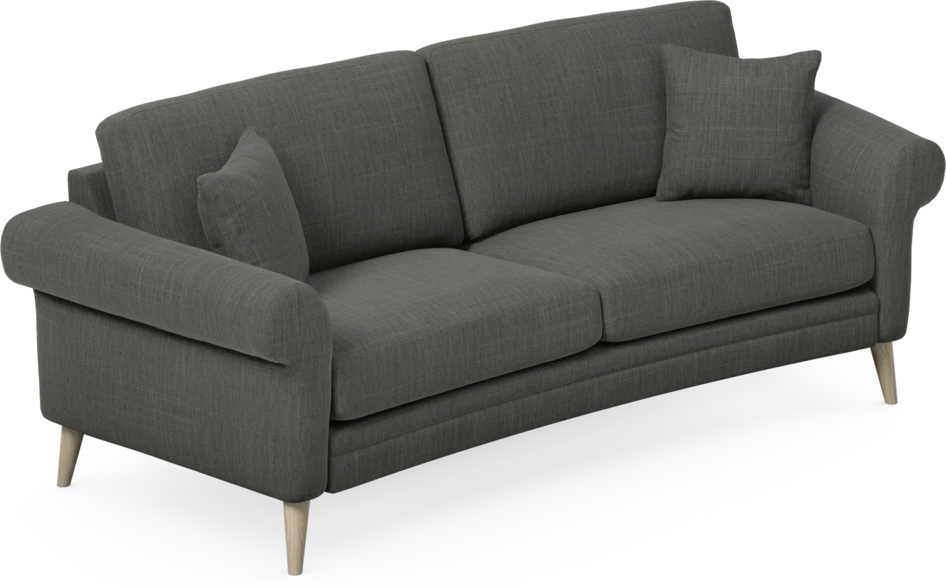 Eden - 2,5-sits soffa svängd - Grå