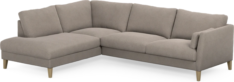 Winston - 3-sits soffa med divan vänster - Beige