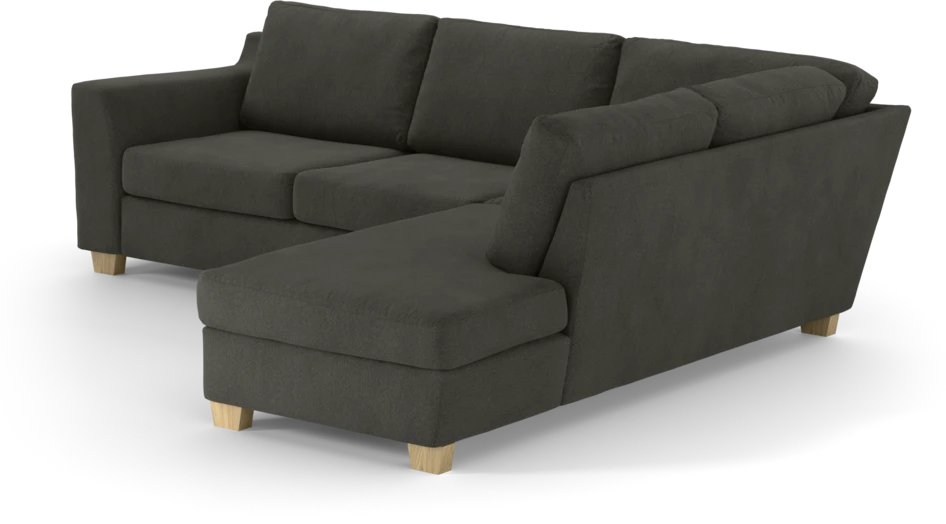 Friday - 2,5-sits soffa med divan höger - Grå